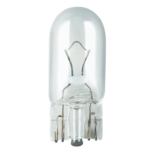 Amio – W5W T10 W2.1x9.5d 12V 5W Λαμπτήρας Αλογόνου Καρφωτός Άκαλυκος για Φώτα Θέσης Αυτοκινήτου Κουτί 10 Τεμ. (01483/AM)