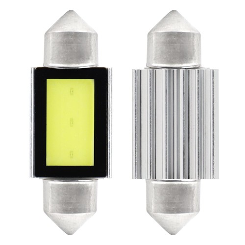 Amio – Λαμπάκια Πλαφονιέρας LED 36mm C5W C10W 12V 2.4W 5600K 3xCOB CANBUS για Ισχυρό Ομοιόμορφο Φωτισμό Εσωτερικού – Σετ 2 Τεμ. (01639/AM)