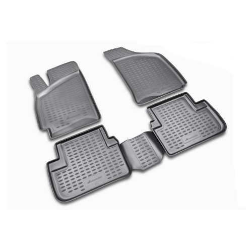 ΠΑΤΑΚΙΑ ΣΕ ΣΚΑΦΗ TPE ΛΑΣΤΙΧΟ ΓΙΑ VW TOURAN 5ΘΕΣΙΟ 11/2006+  ΣΕ ΜΑΥΡΟ ΧΡΩΜΑ NOVLINE - 4 ΤΕΜ.