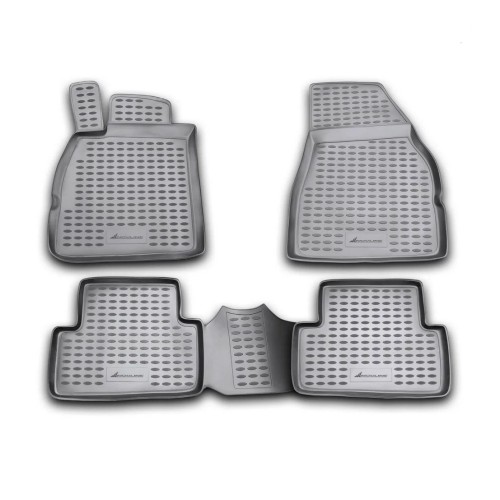 ΠΑΤΑΚΙΑ ΣΕ ΣΚΑΦΗ TPE ΛΑΣΤΙΧΟ ΓΙΑ RENAULT MEGANE II 10/2002-10/2008  ΣΕ ΜΑΥΡΟ ΧΡΩΜΑ NOVLINE - 4 ΤΕΜ.