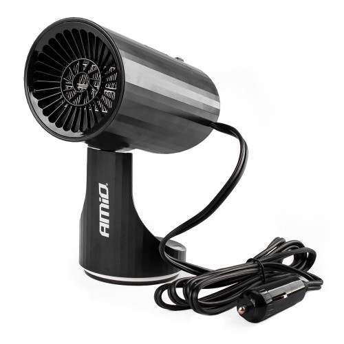 Amio - ΑΕΡΟΘΕΡΜΟ ΑΝΑΠΤΗΡΑ 12V - 150W (ΚΑΛΩΔΙΟ 150 cm) ΜΑΥΡΟ 150x100x80 mm - 1 ΤΕΜ. (02898/AM)