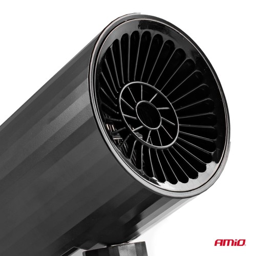Amio - ΑΕΡΟΘΕΡΜΟ ΑΝΑΠΤΗΡΑ 12V - 150W (ΚΑΛΩΔΙΟ 150 cm) ΜΑΥΡΟ 150x100x80 mm - 1 ΤΕΜ. (02898/AM)