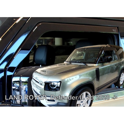 ΑΝΕΜΟΘΡΑΥΣΤΕΣ ΓΙΑ LAND ROVER DEFENDER 3D 2020+? ΖΕΥΓΑΡΙ ΑΠΟ ΕΥΚΑΜΠΤΟ ΦΙΜΕ ΠΛΑΣΤΙΚΟ HEKO - 2 ΤΕΜ.