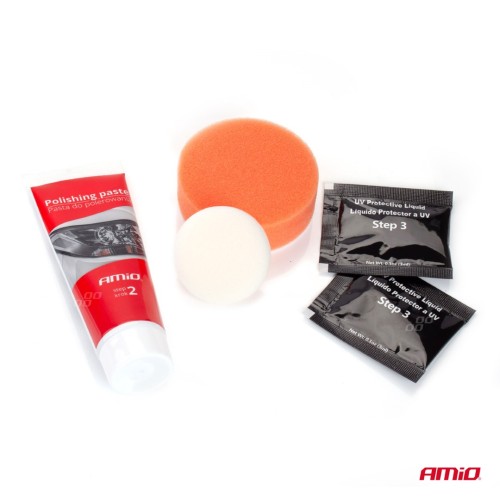 Amio - ΚΙΤ ΞΕΘΑΜΠΩΜΑΤΟΣ / ΓΥΑΛΙΣΜΑΤΟΣ ΦΑΝΑΡΙΩΝ RESTORATION KIT - 1 τεμ. (02892/AM)