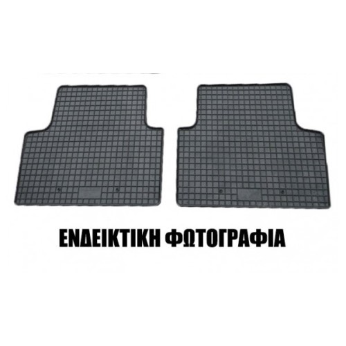 Cik - ΠΑΤΑΚΙΑ ΑΥΤΟΚΙΝΗΤΟΥ ΑΠΟ ΛΑΣΤΙΧΟ ΓΙΑ RENAULT EXPRESS 2D 2021+ ΣΕ ΜΑΥΡΟ ΧΡΩΜΑ ΜΕ ΚΟΥΜΠΩΜΑΤΑ - 2 ΤΕΜ. (RM.RE.0023/CK)