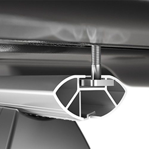 ΜΠΑΓΚΑΖΙΕΡΑ ΟΡΟΦΗΣ DIAMOND 500 DUO BLACK (ΜΑΥΡΗ/ΓΥΑΛΙΣΤΕΡΗ) MENABO