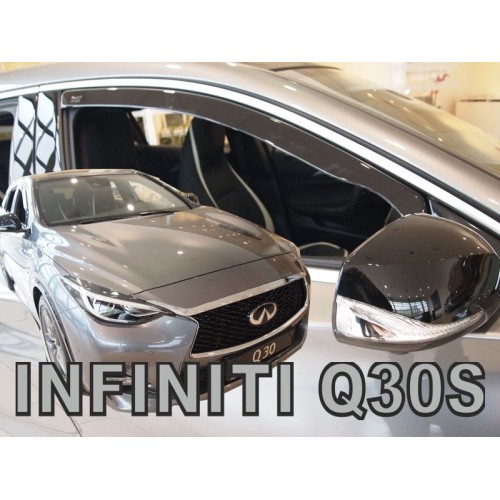 ΑΝΕΜΟΘΡΑΥΣΤΕΣ ΓΙΑ INFINITY Q30S 5D 2015-2019 ΖΕΥΓΑΡΙ ΑΥΤΟΚΙΝΗΤΟΥ ΑΠΟ ΕΥΚΑΜΠΤΟ ΦΙΜΕ ΠΛΑΣΤΙΚΟ HEKO - 2 ΤΕΜ.