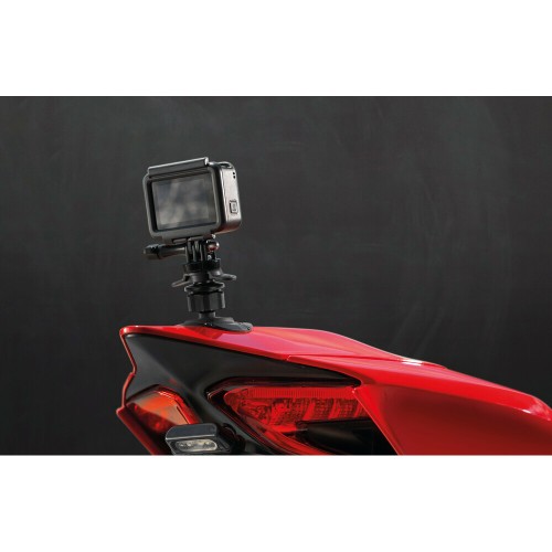 Αυτοκόλλητη Βάση Στήριξης Κινητού ή Action Camera Stick της σειράς Titan Optiline για Κράνος Οδήγησης, Ντεπόζιτο, Ουρά ή Λείες Επίπεδες Επιφάνειες Μηχανής με σύστημα Duolock, συμβατή με Θήκες ή Αντάπτορες Κινητού Optiline ή Ειδικό Αντάπτορα για Action Cam