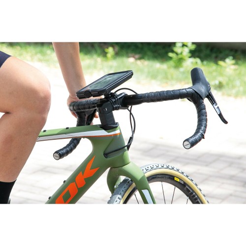 Βάση Στήριξης Κινητού Bike της σειράς Optiline για Τιμόνι Μηχανής, Ποδηλάτου, E-bike, Scooter με διάμετρο από 19 mm έως 35 mm με ρυθμιζόμενους EPDM ιμάντες δέσης και σύστημα Duolock, συμβατή με Θήκες ή Αντάπτορες Κινητού Optiline