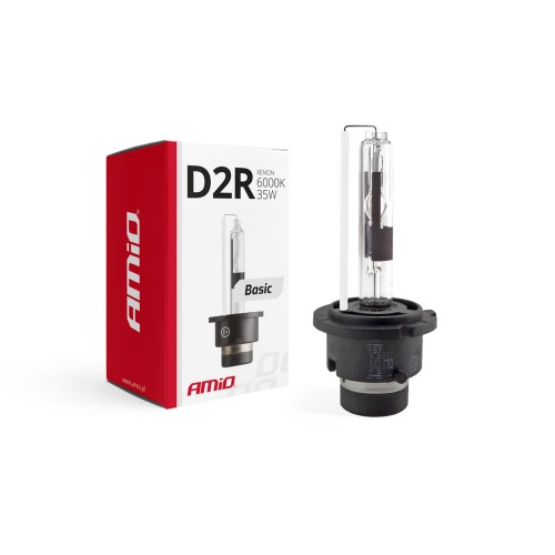 Amio – Λάμπα Xenon D2R 12V 35W P32d-3 6000K Basic για Αυτοκίνητο Ανταλλακτική – 1 Τεμ. (01412/AM)