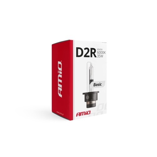 Amio – Λάμπα Xenon D2R 12V 35W P32d-3 6000K Basic για Αυτοκίνητο Ανταλλακτική – 1 Τεμ. (01412/AM)