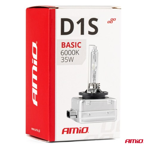 Amio - D1S 12V 6.000k 35W ΑΝΤΑΛΛΑΚΤΙΚΗ ΛΑΜΠΑ BASIC 1ΤΕΜ. (02943/AM)