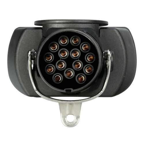 ΑΝΤΑΠΤΟΡΑΣ ΦΟΡΤΗΓΟΥ ΔΙΠΛΟΣ 24V 15pin (ISO12098)> 1 TYPE N (ISO1185)+1 TYPE S (ISO 3731) ERICH JAEGER LAMPA - 1 TEM.