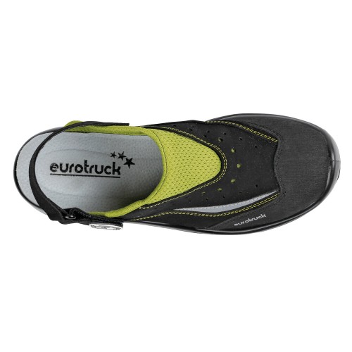 ΠΑΠΟΥΤΣΙΑ ΕΡΓΑΣΙΑΣ ΣΑΜΠΟ (SABOT) GREEN DRAGON (ΜΑΥΡΟ/ΓΚΡΙ/ΚΙΤΡΙΝΟ) EU47/UK12