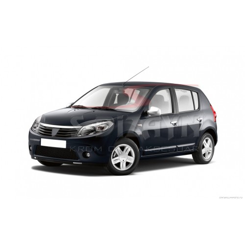 ΚΑΠΑΚΙΑ ΚΑΘΡΕΠΤΗ ΧΡΩΜΙΟΥ ΜΕΤΑΛΛΙΚΑ ΓΙΑ DACIA SANDERO 1 5D 2007-2014