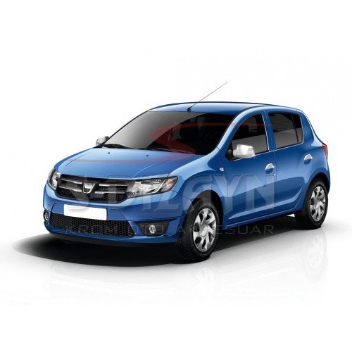 ΚΑΠΑΚΙΑ ΚΑΘΡΕΠΤΗ ΧΡΩΜΙΟΥ ΜΕΤΑΛΛΙΚΑ ΓΙΑ DACIA SANDERO 2 5D 2013+