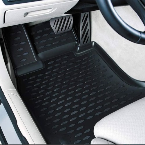 ΠΑΤΑΚΙΑ ΣΕ ΣΚΑΦΗ TPE ΛΑΣΤΙΧΟ ΓΙΑ RENAULT CLIO III 5D 2005-2012  ΣΕ ΜΑΥΡΟ ΧΡΩΜΑ NOVLINE - 4 ΤΕΜ.