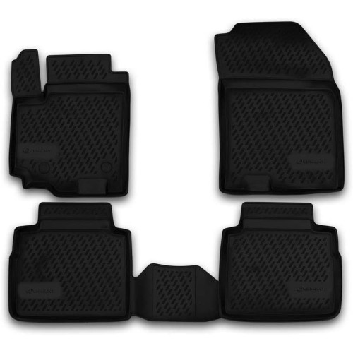 ΠΑΤΑΚΙΑ ΣΕ ΣΚΑΦΗ TPE ΛΑΣΤΙΧΟ ΓΙΑ SUZUKI SX-4 5D 2013+   ΣΕ ΜΑΥΡΟ ΧΡΩΜΑ NOVLINE - 4 ΤΕΜ.