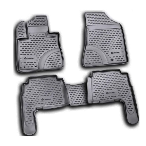 ΠΑΤΑΚΙΑ ΣΕ ΣΚΑΦΗ TPE ΛΑΣΤΙΧΟ ΓΙΑ KIA SORENTO 5D 2009-2012  ΣΕ ΜΑΥΡΟ ΧΡΩΜΑ NOVLINE - 4 ΤΕΜ.