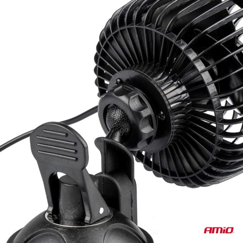 Amio - ΑΝΕΜΙΣΤΗΡΑΣ 12V 4,5'' (12,2cm) ΜΕ ΦΙΣ ΑΝΑΠΤΗΡΑ 2 ΤΑΧΥΤΗΤΩΝ & ΒΕΝΤΟΥΖΑ PRO SERIES - 1 TEM. (03001/AM)
