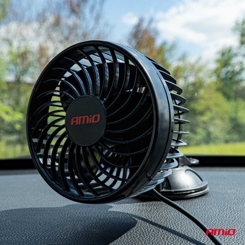 Amio - ΑΝΕΜΙΣΤΗΡΑΣ 12V 6'' (15,2cm) ΜΕ ΦΙΣ ΑΝΑΠΤΗΡΑ 2 ΤΑΧΥΤΗΤΩΝ & ΒΕΝΤΟΥΖΑ PRO SERIES - 1 TEM. (03003/AM)