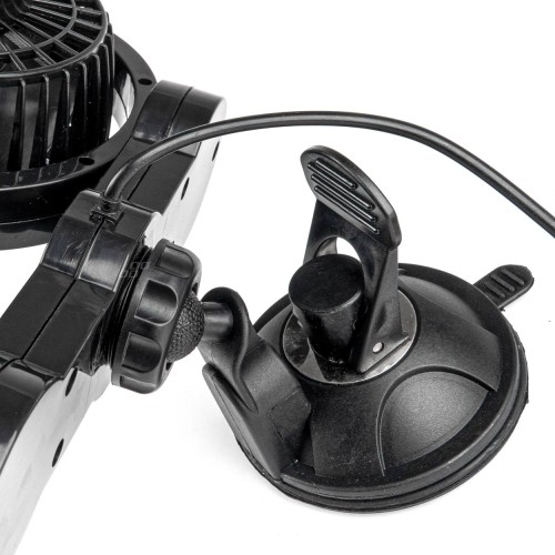 Amio - ΑΝΕΜΙΣΤΗΡΑΣ ΔΙΠΛΟΣ 12V 2χ4''(10,8cm) ΜΕ ΦΙΣ ΑΝΑΠΤΗΡΑ/2 ΤΑΧΥΤΗΤΩΝ/ ΜΕ ΒΕΝΤΟΥΖΑ PRO SERIES - 1 TEM. (03010/AM)
