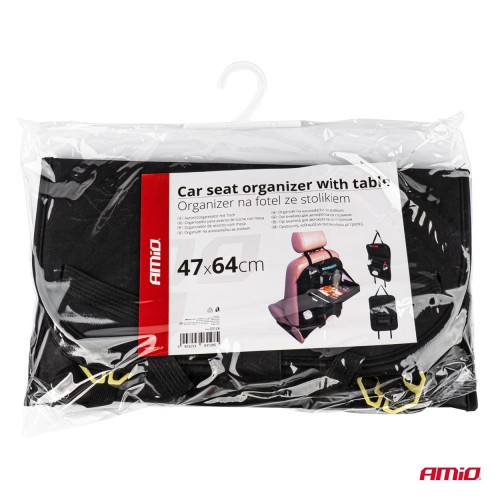 Amio - ΘΗΚΕΣ ΠΛΑΤΗΣ ΚΑΘΙΣΜΑΤΟΣ ORGANIZER ΜΕ ΤΡΑΠΕΖΑΚΙ 47x64cm - 1 TEM. (03128/AM)