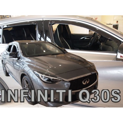 ΑΝΕΜΟΘΡΑΥΣΤΕΣ ΓΙΑ INFINITY Q30S 5D 2015-2019 ΣΕΤ ΑΥΤΟΚΙΝΗΤΟΥ ΑΠΟ ΕΥΚΑΜΠΤΟ ΦΙΜΕ ΠΛΑΣΤΙΚΟ HEKO - 4 ΤΕΜ.