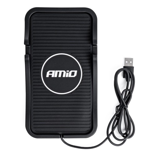Amio - ΠΑΝΕΛ ΑΣΥΡΜΑΤΗΣ ΦΟΡΤΙΣΗΣ ΚΙΝΗΤΟΥ 3A 15W 186x103mm - 1 TEM. (03145/AM)