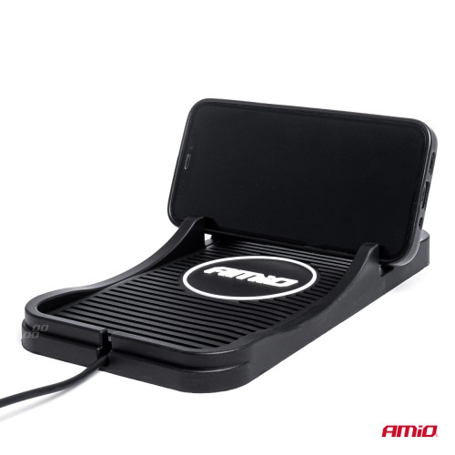 Amio - ΠΑΝΕΛ ΑΣΥΡΜΑΤΗΣ ΦΟΡΤΙΣΗΣ ΚΙΝΗΤΟΥ 3A 15W 186x103mm - 1 TEM. (03145/AM)