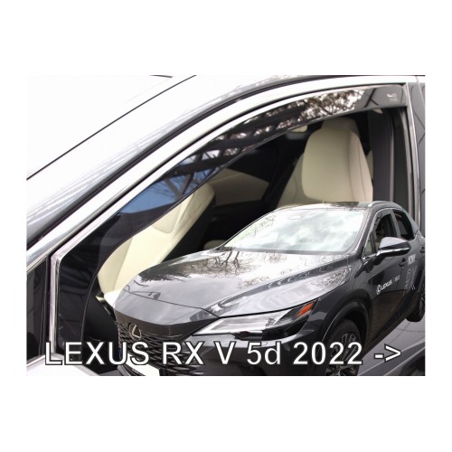 ΑΝΕΜΟΘΡΑΥΣΤΕΣ ΓΙΑ LEXUS RX V 5D 2022+ ?ΖΕΥΓΑΡΙ ΑΠΟ ΕΥΚΑΜΠΤΟ ΦΙΜΕ ΠΛΑΣΤΙΚΟ HEKO - 2 ΤΕΜ.
