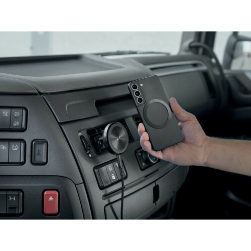 Μαγνητική Βάση Στήριξης Κινητού Mag Wireless Airvent της σειράς Optiline για Ίσιους Αεραγωγούς Αυτοκινήτου με δυνατότητα ασύρματης φόρτισης Max Power 15W, 15 μαγνήτες και 2 αυτοκόλλητα, μεταλλικά δακτυλίδια