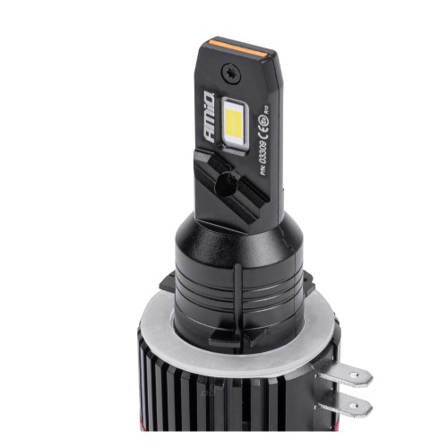 Amio - ΛΑΜΠΕΣ LED H15 9-16V 90W 6.500K 9900lm CANBUS ΜΕ ΑΝΕΜΙΣΤΗΡΑΚΙ X3 SERIES - 2ΤΕΜ. (03309/AM)