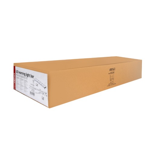 Amio - ΣΤΡΟΜΠΟ ΜΠΑΡΑ 12/24V 180xSMD LED 54'' 51 ΧΡΗΣΕΩΝ ΜΕ ΦΙΣ ΑΝΑΠΤΗΡΑ ΒΙΔΩΤΗ 1372x280X82mm​ - 1 TEM. (03345/AM)