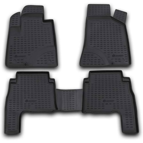 ΠΑΤΑΚΙΑ ΣΕ ΣΚΑΦΗ TPE ΛΑΣΤΙΧΟ ΓΙΑ HYUNDAI SANTA FE 2006-2010  ΣΕ ΜΑΥΡΟ ΧΡΩΜΑ NOVLINE - 4 ΤΕΜ.