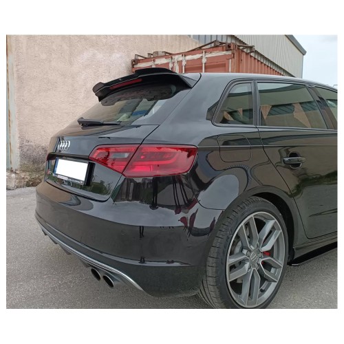 Motordrome - Επιπρόσθετη Αεροτομή για Audi S3 / A3 S-Line 8V / 8V FL Hatchback / Sportback - 1 Τεμ.  (A-487)