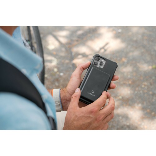 Μαγνητικός, Φορητός Φορτιστής - Power bank Mag Power 5000 της σειράς Optiline για Ασύρματη και Ενσύρματη  φόρτιση συσκευών με θύρα USB Type C 15W και MagSafe τεχνολογία