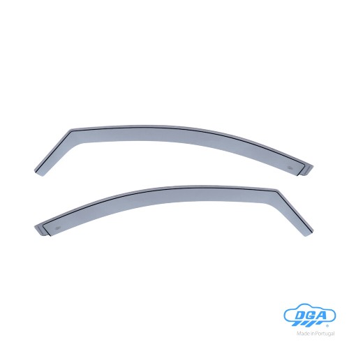 ΖΕΥΓΑΡΙ ΜΠΡΟΣΤΙΝΟΙ ΑΝΕΜΟΘΡΑΥΣΤΕΣ ΓΙΑ RENAULT MEGANE III 4D/5D 2008+ / RENAULT FLUENCE 5D 2010-2014 ΑΠΟ ΕΥΚΑΜΠΤΟ ΧΥΤΟ ΑΚΡΥΛΙΚΟ ΓΥΑΛΙ  (CAST ACRYLIC GLASS) DGA - 2 ΤΕΜ.