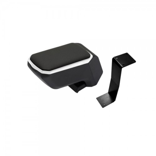 ΤΕΜΠΕΛΗΣ ΜΑΥΡΟΣ / ΑΣΗΜΙ ΜΕ ΜΕΤΑΛΛΙΚΗ ΒΑΣΗ (5605-K1+KLC-UNV-GR) ΓΙΑ DACIA SANDERO 2008-2020 S-Dizayn - 2 Τεμ.