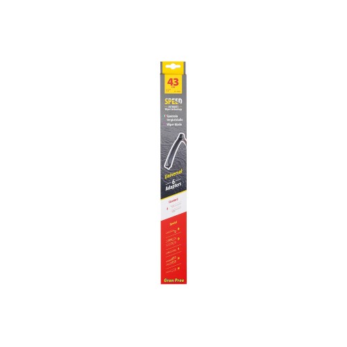 ΥΑΛΟΚΑΘΑΡΙΣΤΗΡΑΣ GRAN PREE SPEED MULTI-FIT ΜΕ 6 ΑΝΤΑΠΤΟΡΕΣ 43CM 17'' LAMPA - 1 TEM.