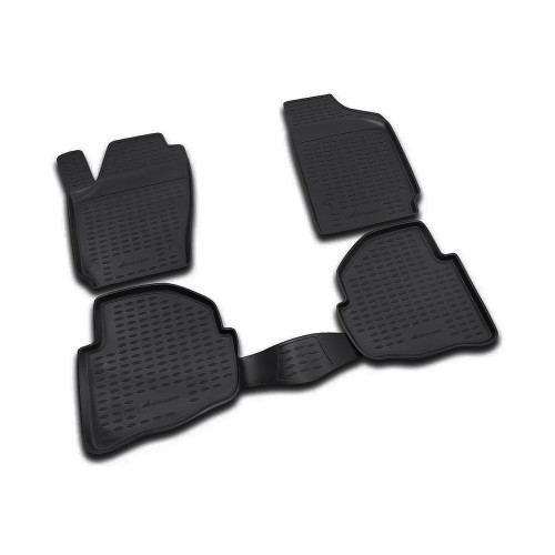 ΠΑΤΑΚΙΑ ΣΕ ΣΚΑΦΗ TPE ΛΑΣΤΙΧΟ ΓΙΑ VW POLO 11/2001-08/2009  ΣΕ ΜΑΥΡΟ ΧΡΩΜΑ NOVLINE - 4 ΤΕΜ.