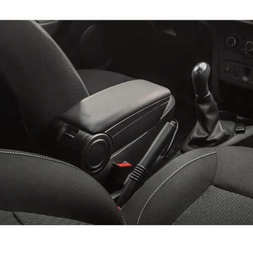 Ολοκληρωμένος Τεμπέλης Καθίσματος ARMSTER 3 PLUG & PLAY για Renault Express Van LHD 2021+ (με Εργοστασιακό Υποβραχιόνιο) από Πλαστικό και Vegan Δέρμα σε Μαύρο Χρώμα RATI - 1 τεμ.