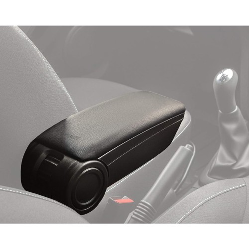 Ολοκληρωμένος Τεμπέλης Καθίσματος ARMSTER 3 SEAT MOUNTED για Ford Ecosport LHD/ KA+ LHD 2018+ / Focus LHD / Fiesta LHD 2017+ / Puma LHD 2019+ από Πλαστικό και Vegan Δέρμα σε Μαύρο Χρώμα RATI - 1 τεμ.