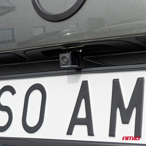 Amio - ΚΑΜΕΡΑ ΟΠΙΣΘΟΠΟΡΕΙΑΣ 12V 720pHD ΡΥΘΜΙΣΗ ΚΛΙΣΗΣ/ΤΕΤΡΑΓΩΝΗ ΜΕ ΜΕΤΑΛΛΙΚΗ ΒΑΣΗ ΣΤΗΡΙΞΗΣ HD-315 - 1 TEM. (03534/AM)