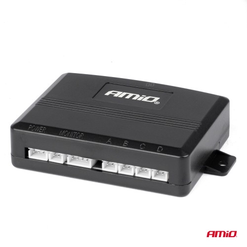 Amio - ΣΥΣΤΗΜΑ ΠΑΡΚΑΡΙΣΜΑΤΟΣ 9-15V ΣΕ ΠΛΑΙΣΙΟ ΠΙΝΑΚΙΔΑΣ ΜΕ ΚΑΜΕΡΑ ΟΠΙΣΘΟΠΟΡΕΙΑΣ ΜΕ 2 ΑΙΣΘΗΤΗΡΕΣ - 1 TEM. (03544/AM)