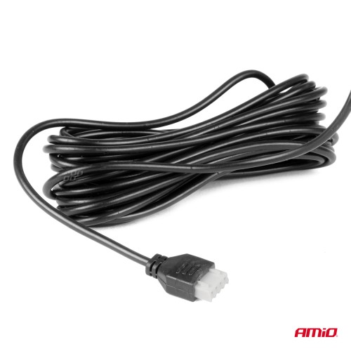 Amio - ΣΥΣΤΗΜΑ ΠΑΡΚΑΡΙΣΜΑΤΟΣ TRUCK/ΦΟΡΤΗΓΟΥ 12V ΜΕ 8 ΑΙΣΘΗΤΗΡΕΣ ΣΕ ΜΑΥΡΟ ΧΡΩΜΑ 19 mm ΚΑΙ ΟΘΟΝΗ ΨΗΦΙΑΚΗ 3D LED - 1 ΤΕΜ. (03195/AM)