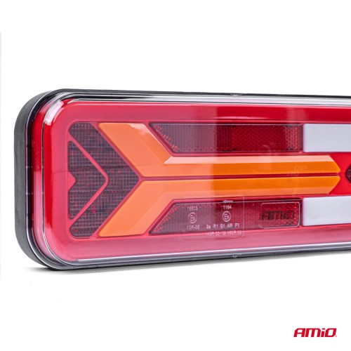 Amio - ΦΑΝΑΡΙ ΤΡΕΙΛΕΡ / ΦΟΡΤΗΓΟΥ ΠΙΣΩ 10-30V DYNAMIC LED 5 ΧΡΗΣΕΩΝ ΑΡΙΣΤΕΡΟ 305x140x35 mm RCL-09-L - 1 ΤΕΜ. (03575/AM)