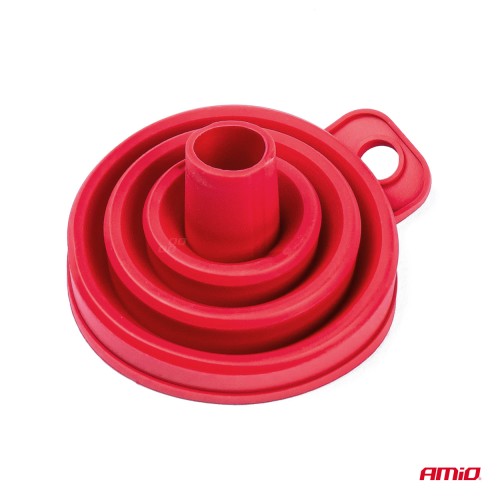 Amio - ΧΩΝΙ ΣΙΛΙΚΟΝΗΣ ΠΤΥΣΣΟΜΕΝΟ 60cm ΚΟΚΚΙΝΟ ΧΡΩΜΑ - 1 ΤΕΜ. (03114/AM)