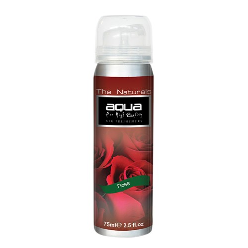 Aqua - ΑΡΩΜΑΤΙΚΟ ΑΥΤΟΚΙΝΗΤΟΥ ΣΕ ΣΠΡΕΙ (SPRAY) ΜΕ ΑΡΩΜΑ ΤΡΙΑΝΤΑΦΥΛΛΟ (ROSE) FLOWERS SERIES 75ml AQUA - 1 TEM. (10-258/AQ)