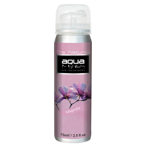 Aqua - ΑΡΩΜΑΤΙΚΟ ΑΥΤΟΚΙΝΗΤΟΥ ΣΕ ΣΠΡΕΙ (SPRAY) ΜΕ ΑΡΩΜΑ ΜΑΝΟΛΙΑ (MAGNOLIA) FLOWERS SERIES 75ml AQUA - 1 TEM. (10-203/AQ)